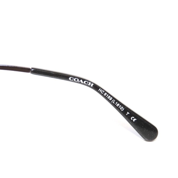 Coach 8189 (L1610) 547587 Black Amber Glitter Gradient Gray Sunglasses main image 4